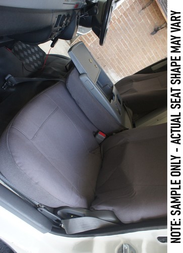 Canvas Seat Covers for Toyota Hilux Single Cab Workmate/SR: 03/2005 to 06/2015 - Picture 5 of 10