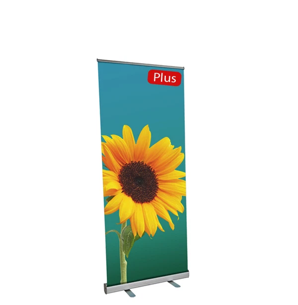 MARKENLOS Rollup Display Premium PLUS - ohne Druck 85 x 200 cm - Roll Up mit Klemmleiste