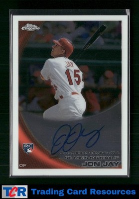 2010 Topps Chrome #178 Jon Jay Rookie Autographs