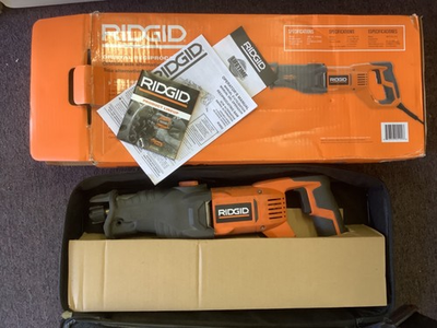 #ad RIDGID R3002 Fuego 10 Amp Orbital Reciprocating Saw With Blade $50.00