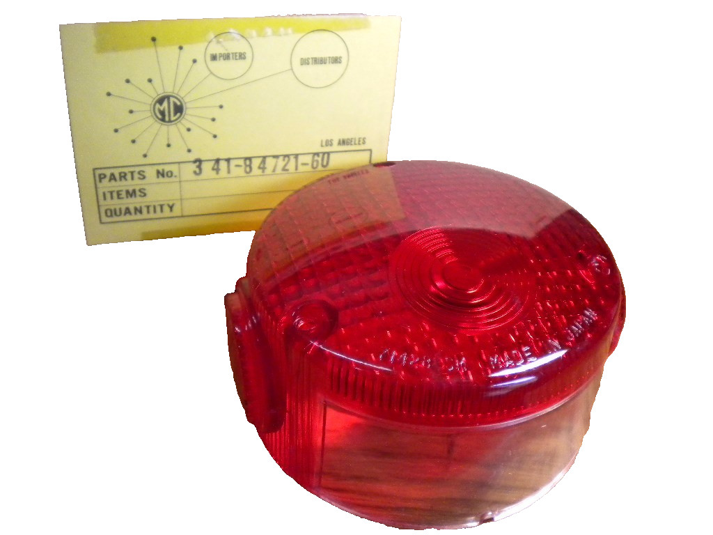 NOS Tail Lamp Lens Fits: Yamaha DT100 DT125 DT175 DT250 DT40