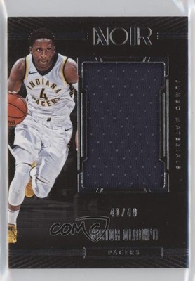 2017-18 Panini Noir Jumbo Materials 41/49 Victor Oladipo #JM-VO 0c6