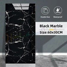 40X Self-Adhesive Marble Tiles Wall Sticker Stick On Kitchen Bathroom Home Decor