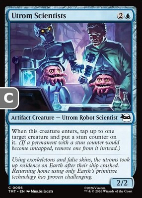 MTG Utrom Scientists Teenage Muntant Ninja Turtles Common Artifact