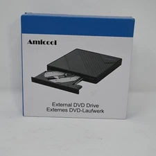 Amicool A11-SU3 External DVD Drive USB 3.0/Type-C Slim New Sealed