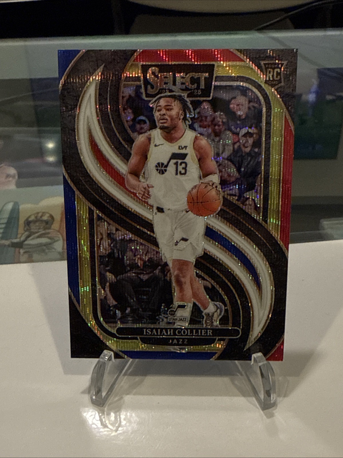 2024-25 Panini Select Isaiah Collier RC Rookie Premier Tri-Color 🔥 Jazz