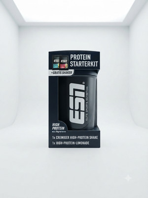 ESN Starterkit mit shaker+ protien pulver Whey und Isoclear