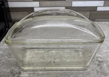 Vintage Westinghouse Baking/Refrigerator Dish with Lid Clear Glass