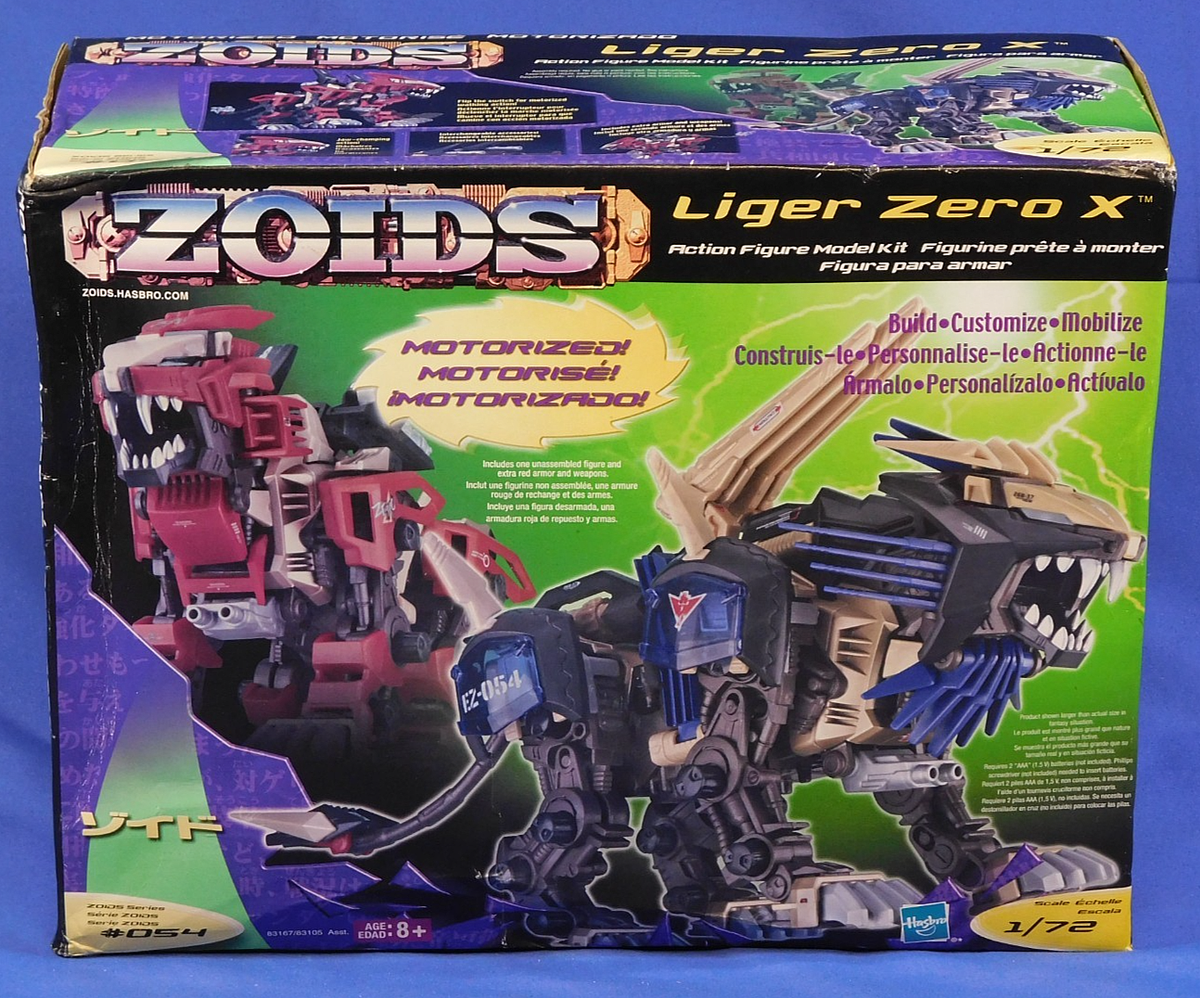 ZOIDS LIGER ZERO X #054 FIGURE 2002 HASBRO SEALED | eBay