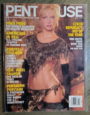 PENTHOUSE MAY 1995 SEALED MAGAZINE CZECH REPUBLIC DARINA VANICKOVA ARIEL SHARON