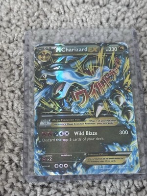 M Charizard EX 69/106 Flashfire 230 HP Full Art Holo Ultra Rare Eng 2014