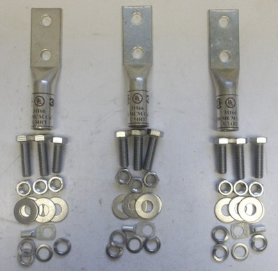 3M P/N: 31166 2HOLE LUG COMPRESSION CONNECTOR 1/2'' W/ HARDWARE