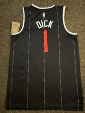 Signed Grady Dick #1 Toronto Raptors Jersey XL Scottie Barnes Brandon Ingram NWT