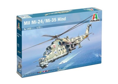 Italeri 1432 Mil Mi-24/Mi-35 Hind 1:72 Modellbausatz Neu OVP
