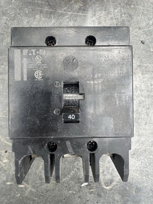 GHB3040 GHB 3Pole 40Amp 480Volt Bolt-On Brand New EATON Cutler Hammer