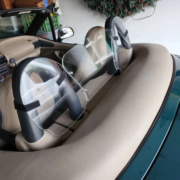 Deflector de viento parabrisas acrílico duradero BMW Z3 transparente/tintado Foto 2 de 4