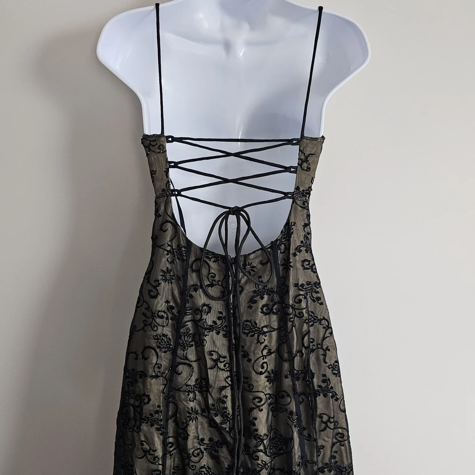 Vestido vintage Blondie Nites by Jaslene para mujer 5/6 vestido de hadas caprichoso con cuentas Foto 3 de 4