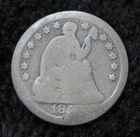 185- O Seated Liberty Half Dime * Incomplete Date * New Orleans * 5663