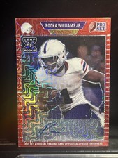 2021 Leaf Pro Set Red Mojo Pooka Williams Jr. SP 21/35 XRC Rookie Cardinals Auto