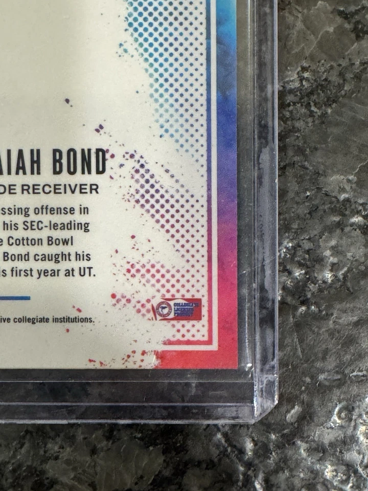 Selecciones de draft Panini Prizm 2025 Quinn Ewers/Isaiah Bond Colorblast SSP RC LIMPIO 🔥 Foto 3 de 4