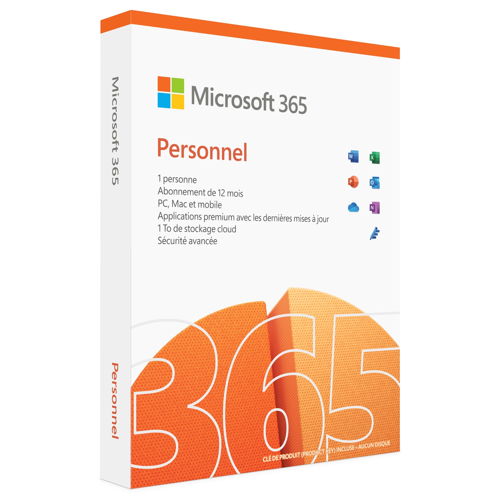 Microsoft Office 365 Personnel 1an logiciel bureautique PC Mac et tablette
