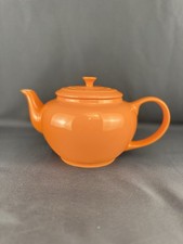 Teiera Le Creuset in gres arancione vulcanico design classico francese Z2