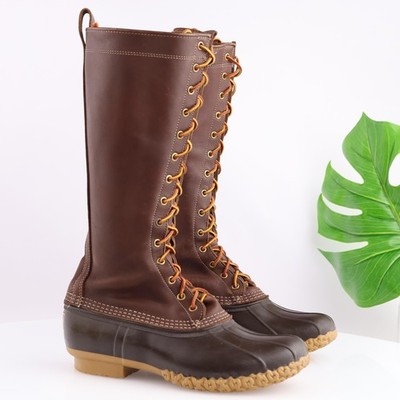 L.L. Bean Duck Boots Lace Up Leather Top Made in Maine Men’s HM L.L. Bean | Shoes | Ll Bean Duck Boots Lace Up Leather Top  main image 2