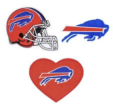 Buffalo Bills Football NFL Patches, Iron or Sew On