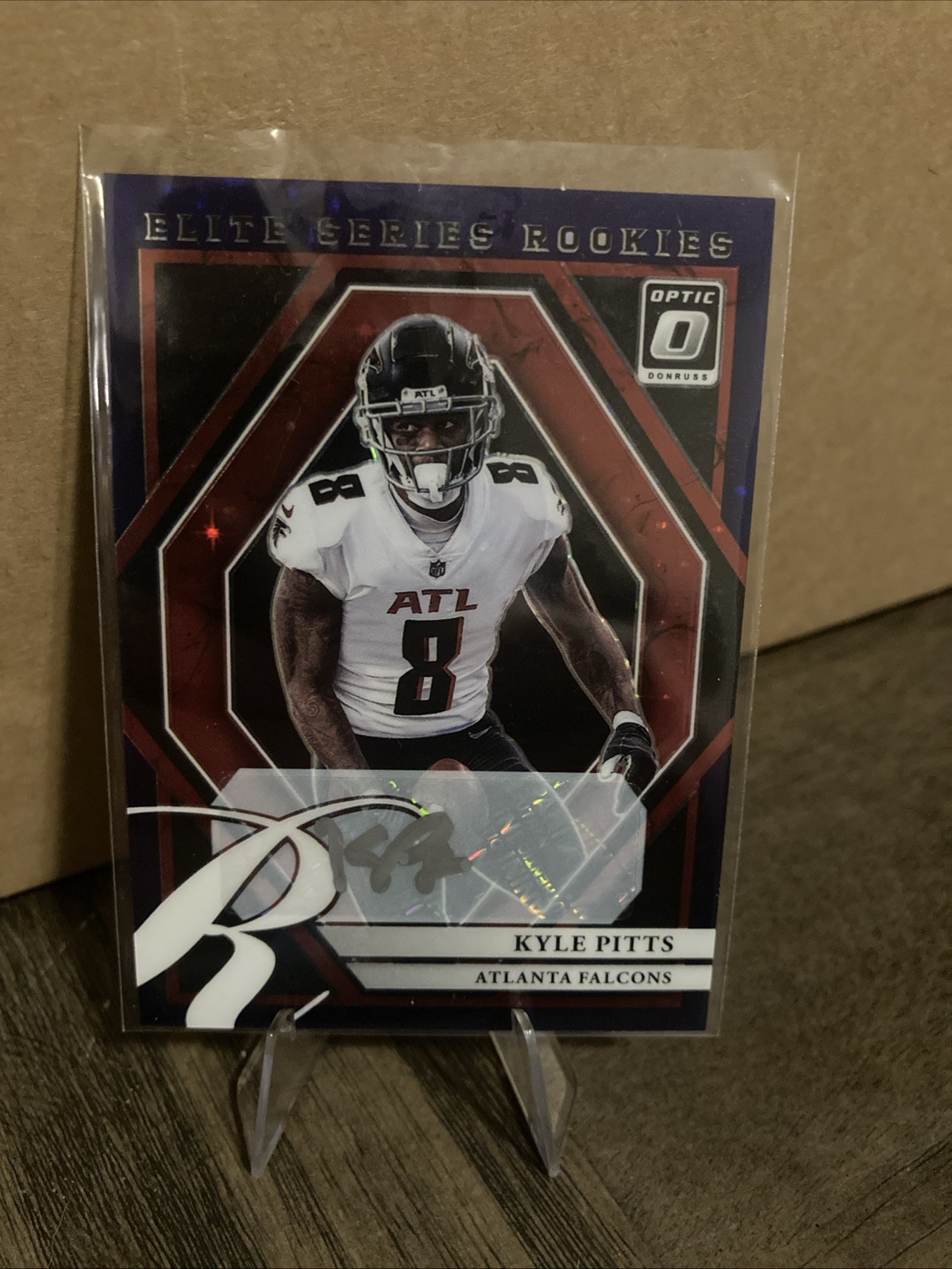 2021 Panini Donruss Optic Kyle Pitts Elite Series Rookie Rookie Auto /25