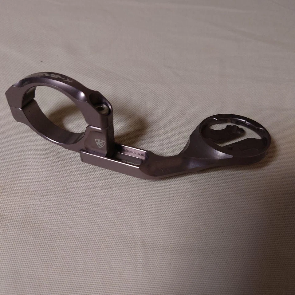 K-Edge Silver Cycle Computer Mount Compatible with Garmin GPS Devices Durable - Image 3 of 3
