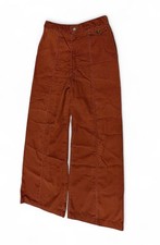 Flora Vtg Bell Bottom Corduroy Pants Size 26 Brown Hippie 70s