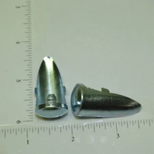 Pair Structo Stamped Steel 3-Tab Headlights Replacement Toy Parts STP-023