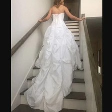 Strapless, Sweetheart Neckline, Corset Top Ballgown Style Wedding Dress