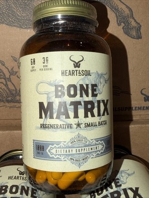 HEART & SOIL - Bone Matrix 180 Capsules Exp:04/28 New 🔥 | eBay