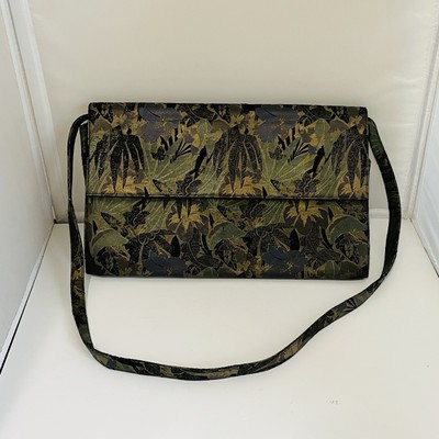 Andrea Carrano Beautiful Purse/ Handbag/ Big Clutch, Made In Italy 14 x8 