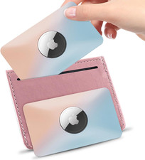 Airtag Wallet Holder Card Insert 2 Pack,Ultra Thin Card Case for Airtag,Air Tag
