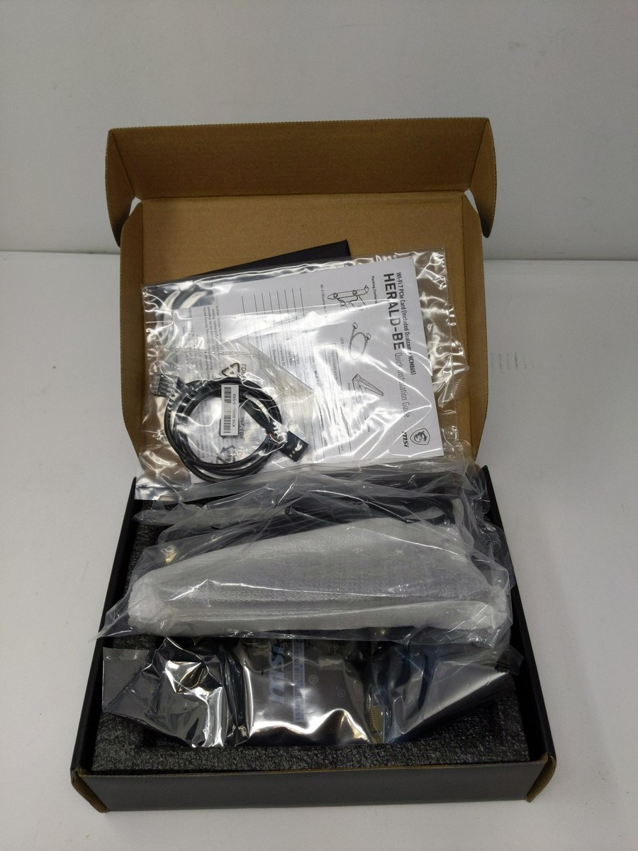 open box MSI Herald-BE NCM865 無線LANカード 未 MSI-HERALD-BE-NCM865-WI-FI 7 | Accessory | MSI Global