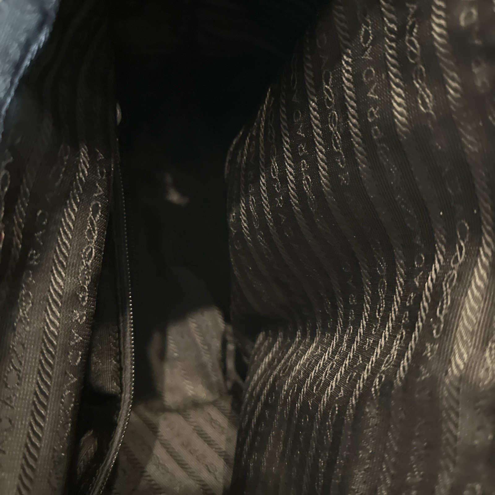 PRADA Chain Tote Shoulder Bag Vintage 1990s Orange Nylon Gold Hardware Italy thumbnail 13