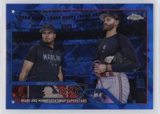 2023 Topps Chrome Update Sapphire Veteran Combos Pablo Lopez Luis Arraez 0b3