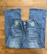 Women s Blue Denim Wide Leg Jeans Size Small