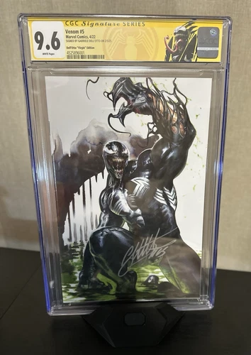 Venom #5 CGC Sig Series 9.6 - Dell’Otto Virgin Variant Signed w/ Custom Label!