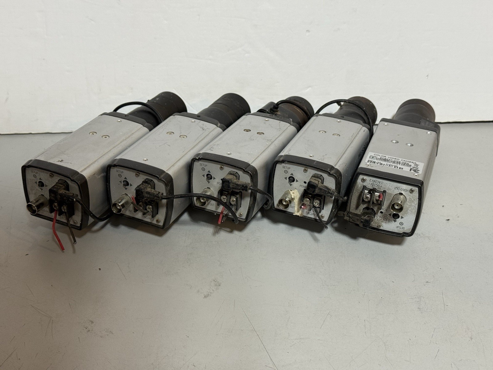 Lot of 5 MESSOA SCB237-HN5-MES Color CCTV Security Surveillance Camera
