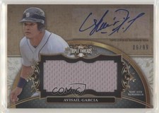 2013 Topps Triple Threads Unity Jumbo Relics 6/99 Avisail Garcia Auto 1u6