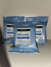 3 X Neutrogena Fragrance-Free Makeup Remover Wipes Cleansing Towelettes 21 Ct.