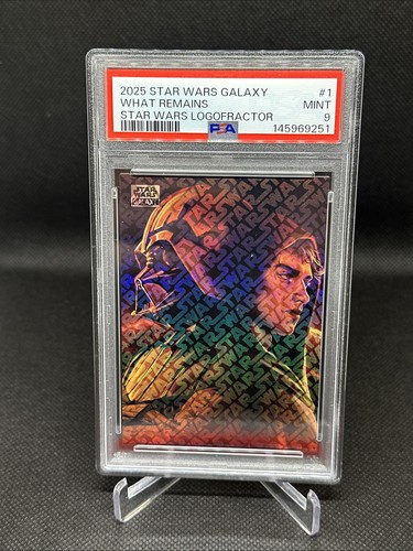 What Remains [Red LogoFractor] #1 card from Star Wars 2025 Topps Galaxy Chrome