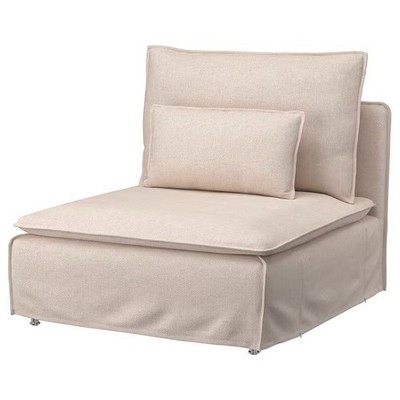 Ikea SODERHAMN Cover for 1-seat section, Gransel natural 905.190.69 (Cover Only)