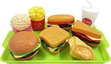 9-piece set of pretend food toys, mini children's kitchen, children's role-play