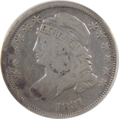 1831 Capped Bust Dime VG 10 ANACS Silver 10c Coin SKU:I18378 - Picture 3 of 4