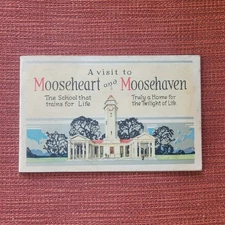 Vtg 1920's A Visit To Mooseheart & Moosehaven School for Children Booklet LOOM