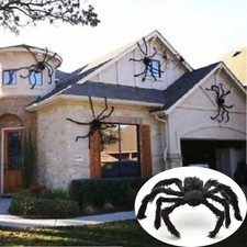 Halloween Hanging Decor 49" Giant Realistic Hairy Spider Outdoor Yard Decor